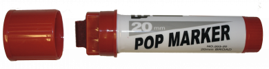 Tusj POP Marker Påfyllbar 20mm, Rød