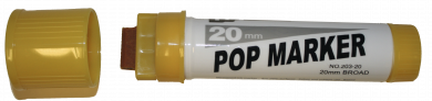Tusj POP Marker Påfyllbar 20mm, Gul