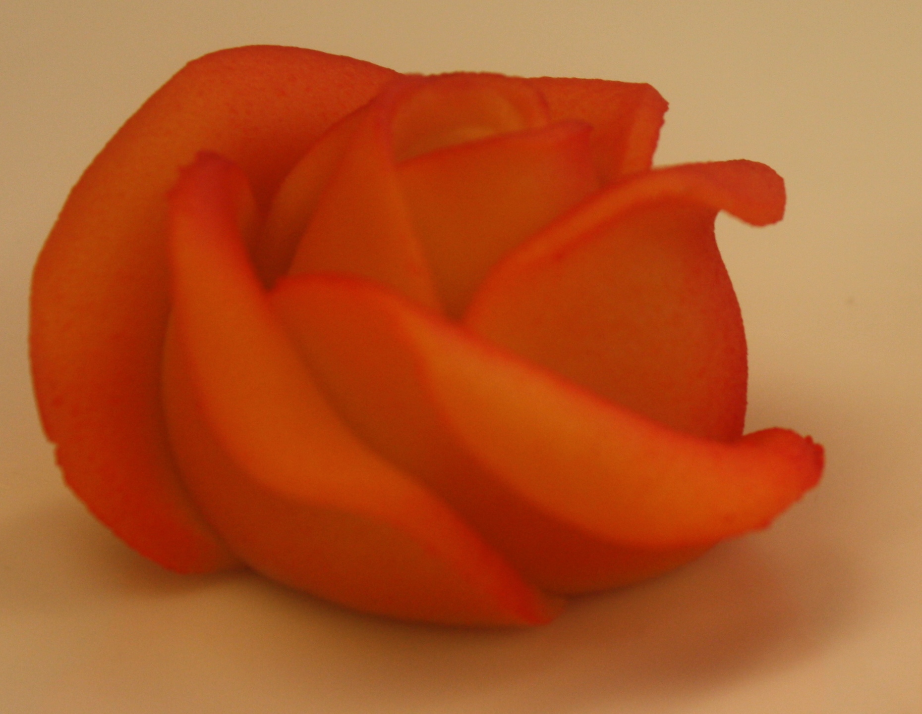 Marsipanrose orange