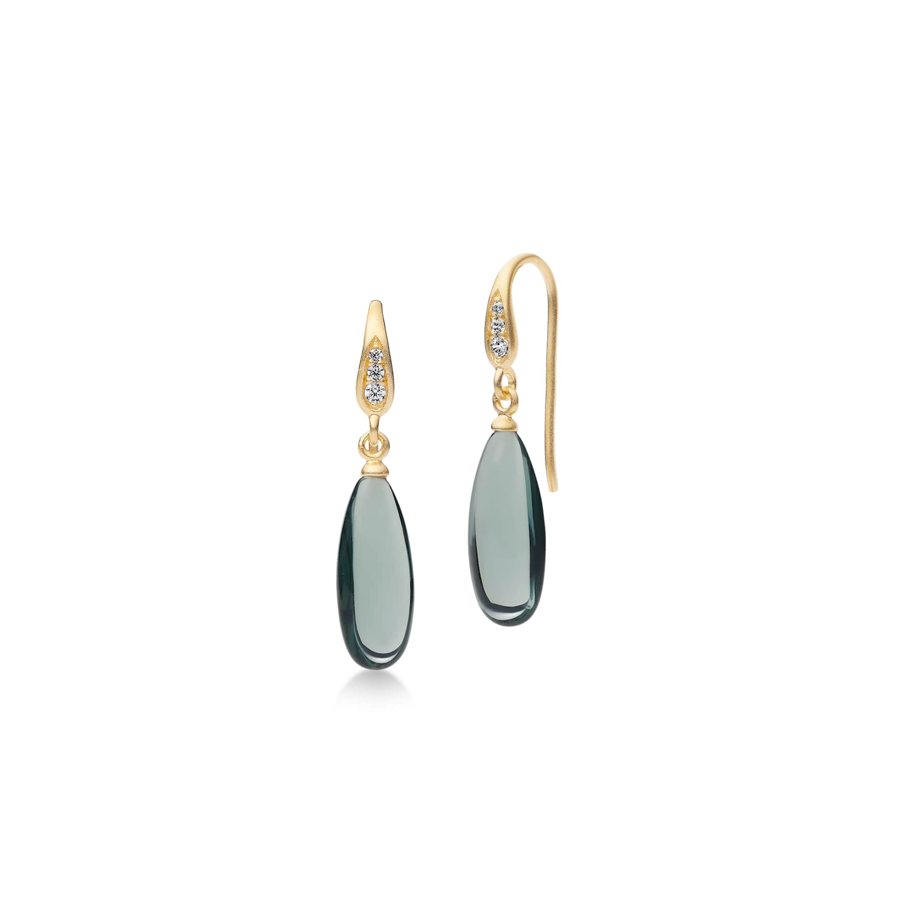 Fay Earrings Midnight Crystal