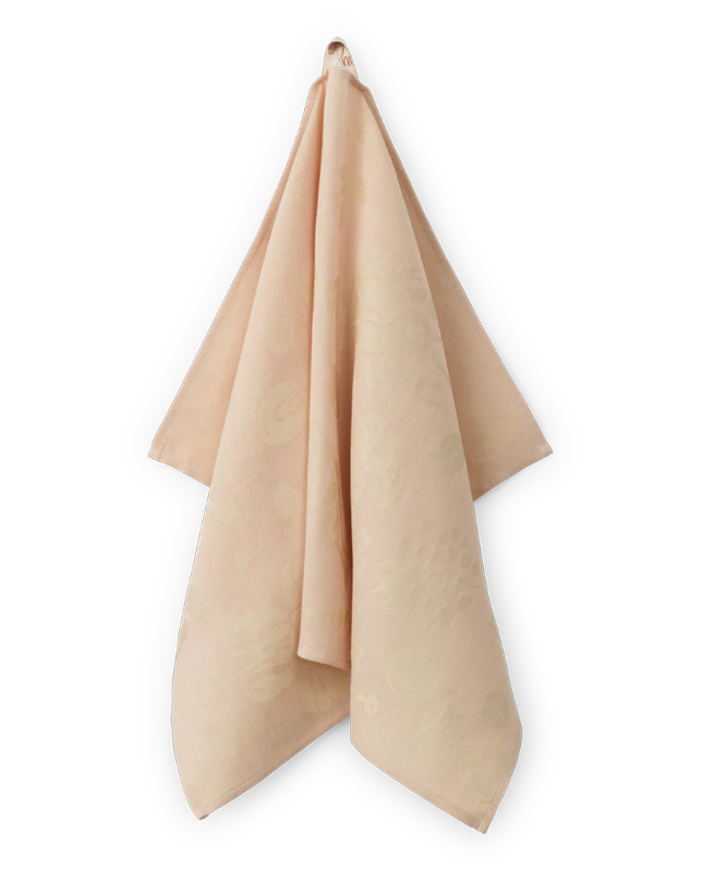 Banquet Tea Towel Soft Rose