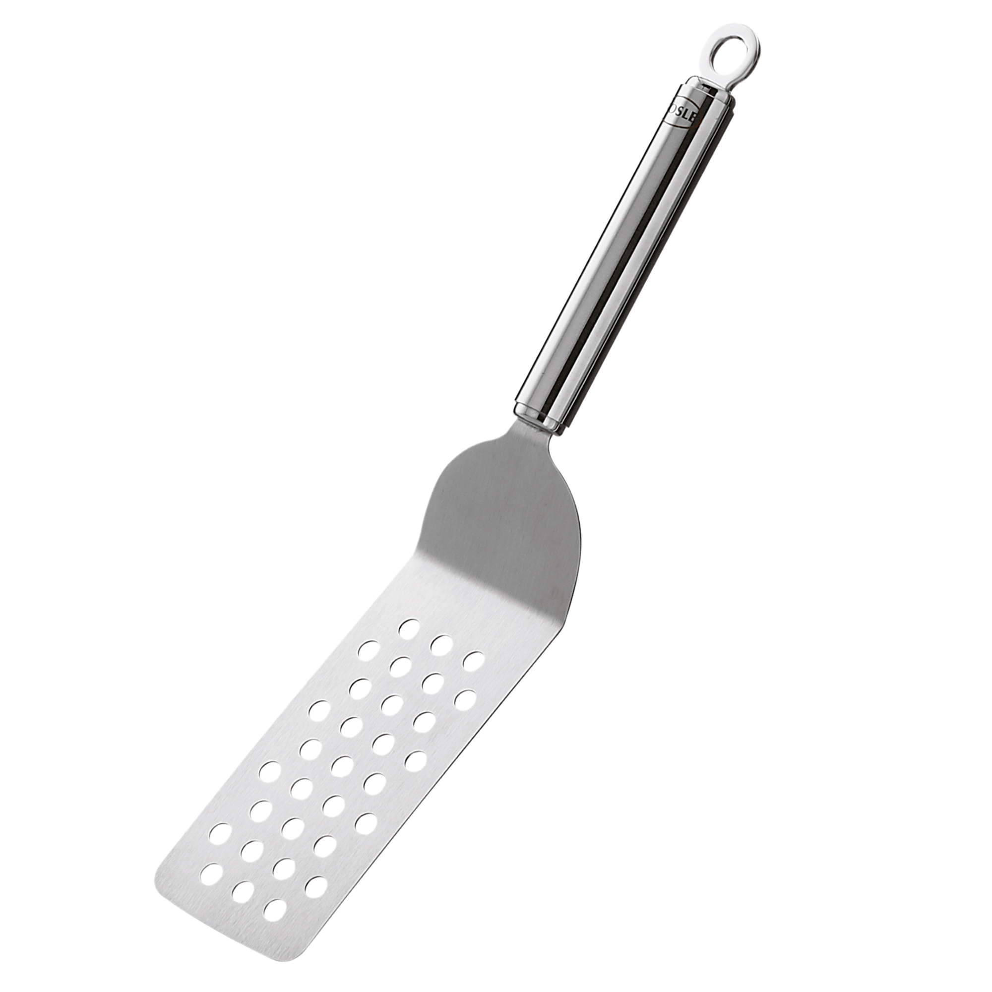 Stekespade med hull i stål
