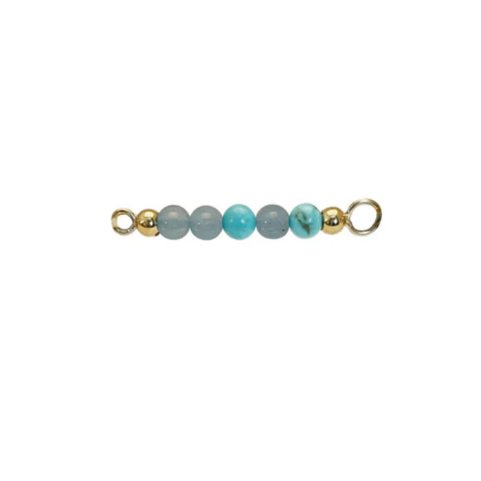 Perlekjede til Heiring Bangle/smykke Aquamarin og Turkis