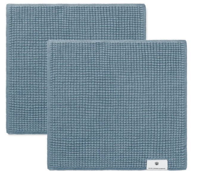 3 PLY Dish Cloth Blue Hour 2 pk