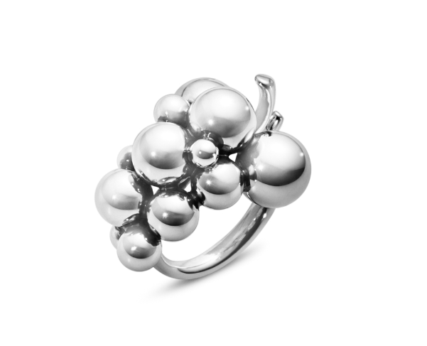 Georg Jensen Grape Ring 551A Sølv Oksidert str.56