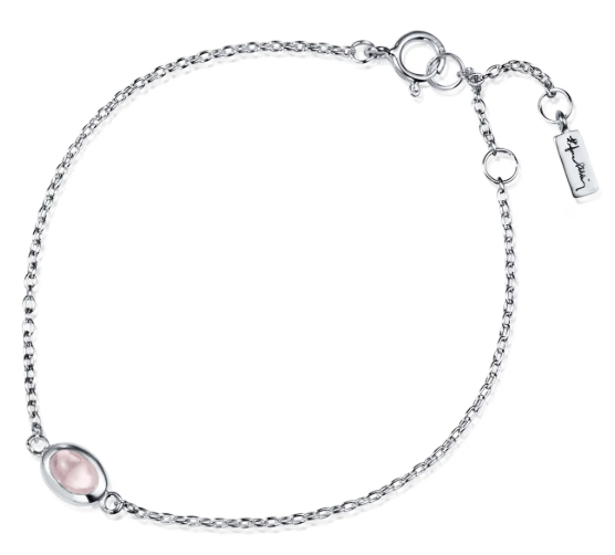 Love Bead Bracelet Rose Quartz