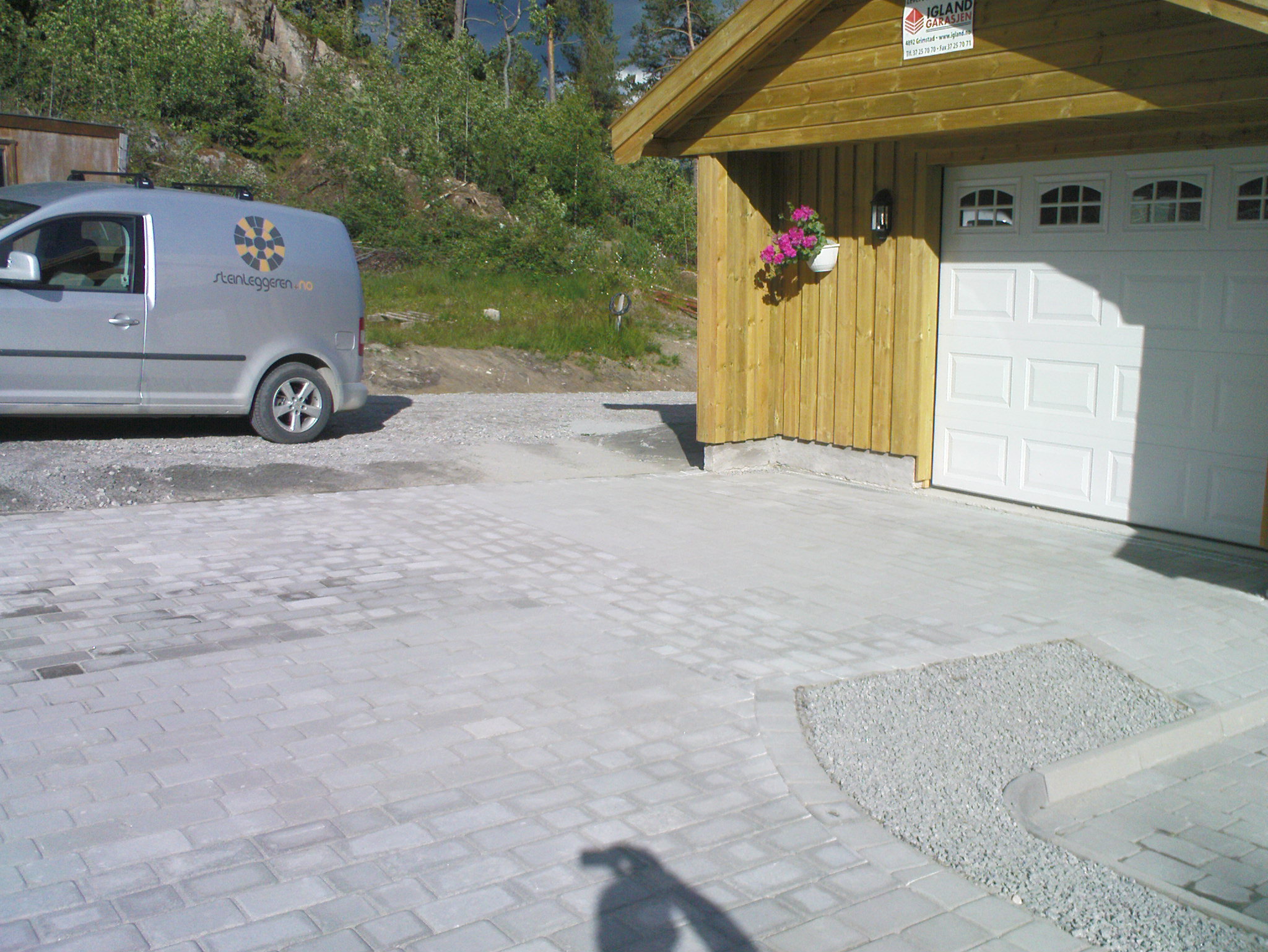 Uteområde kantstein