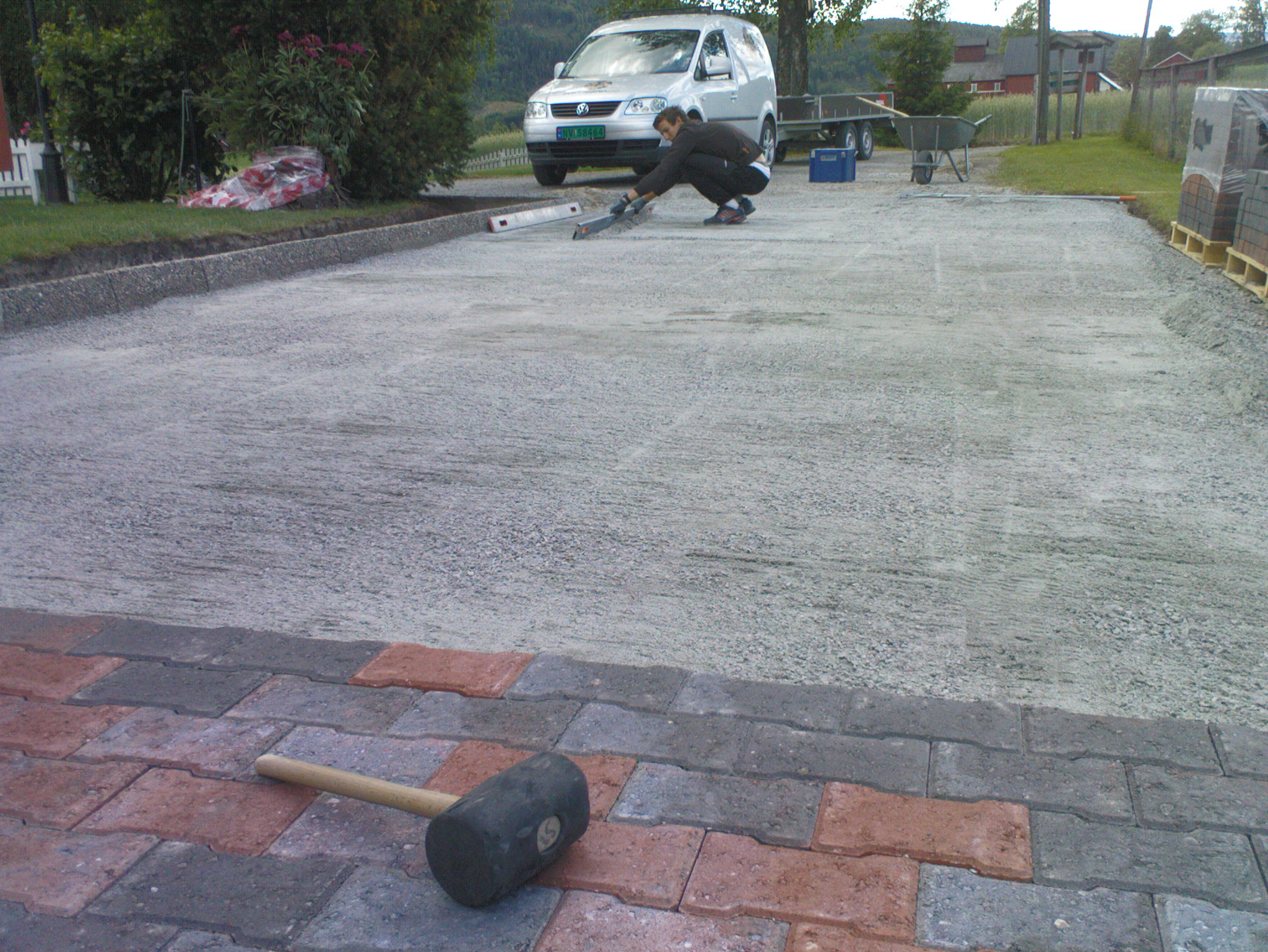 Detaljer steinlegging
