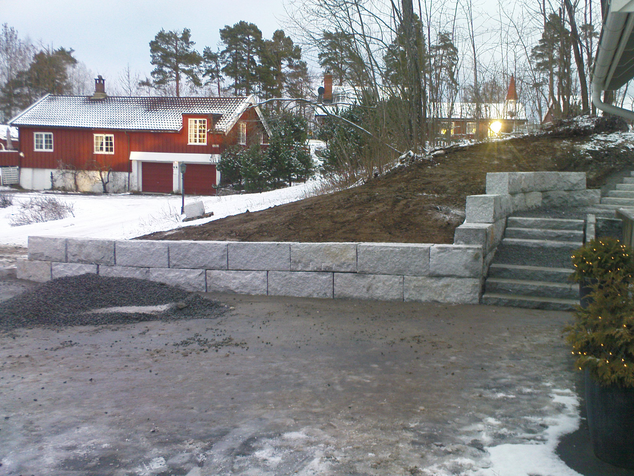 Gangvei steinlegging