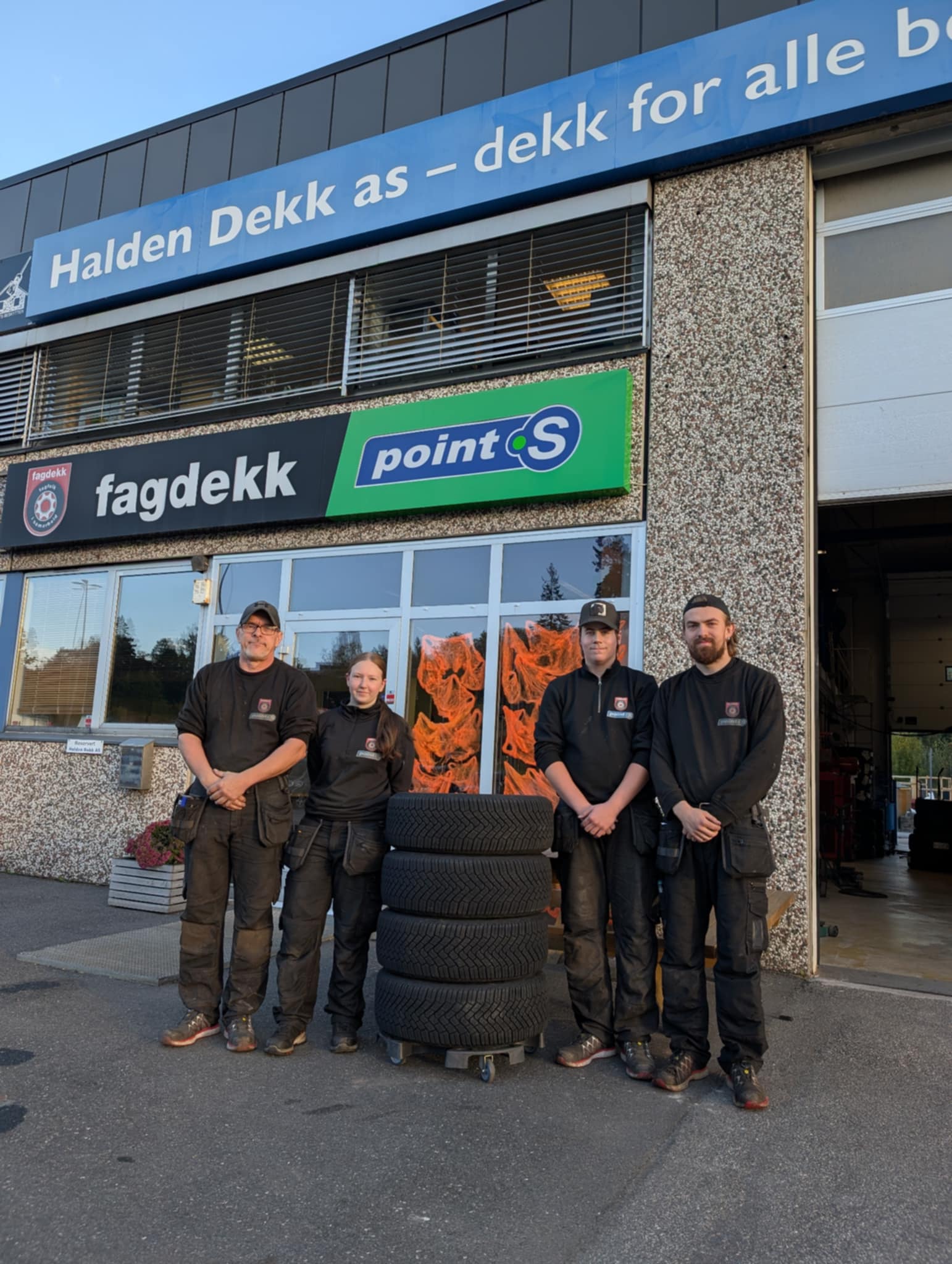 Halden dekk arbeidere