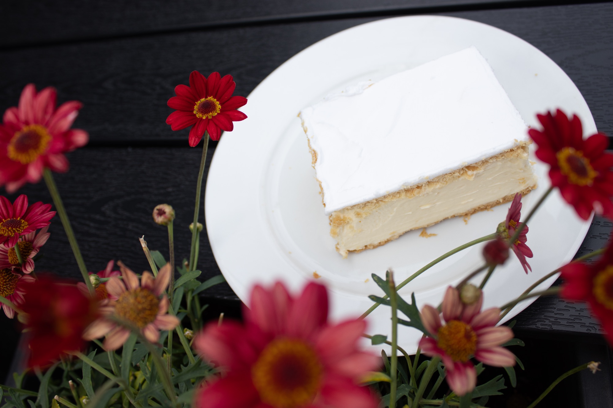 Kransekakestykke med hvit glasur