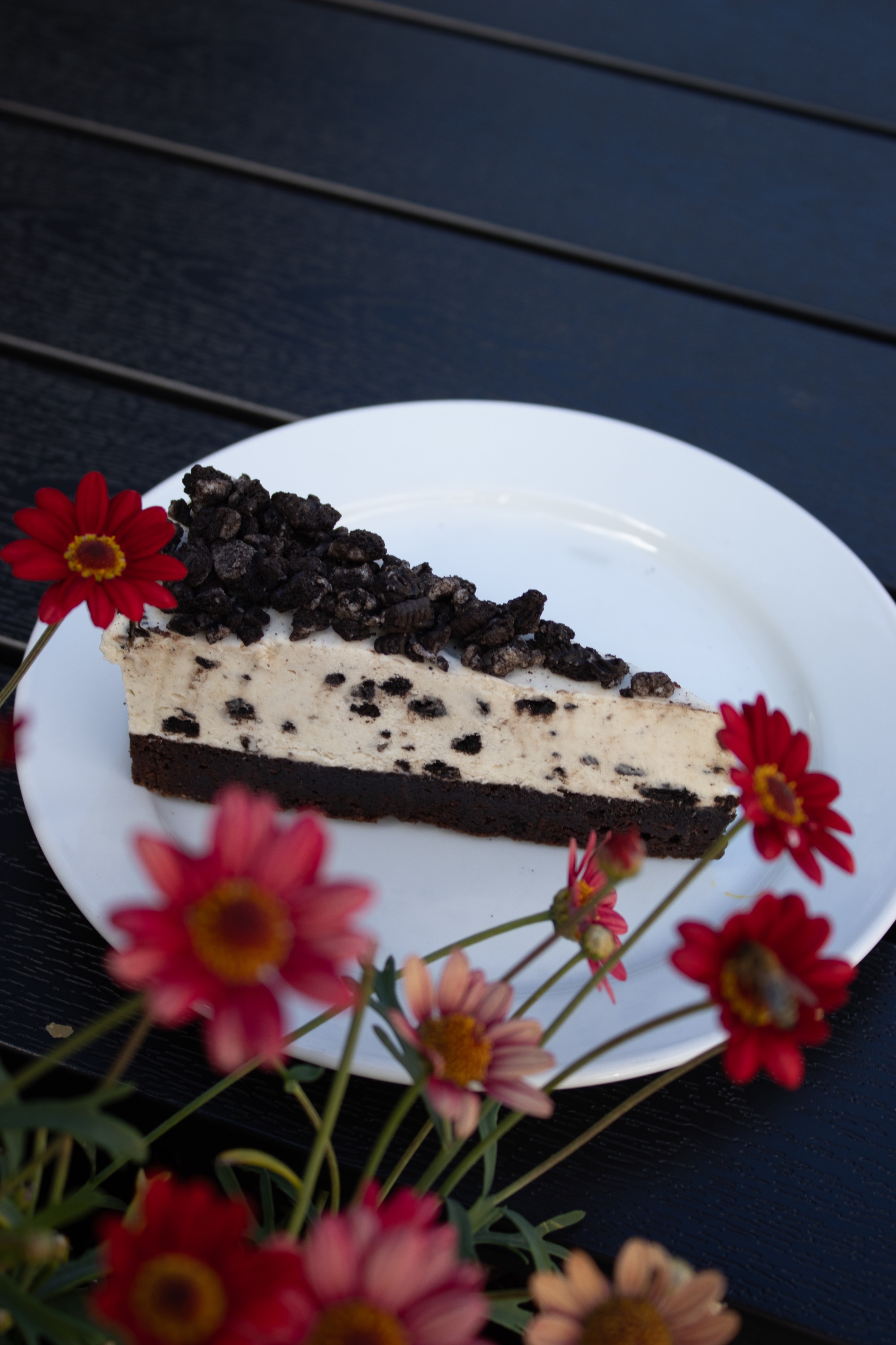 Oreo-cheesecake med sjokoladebunn