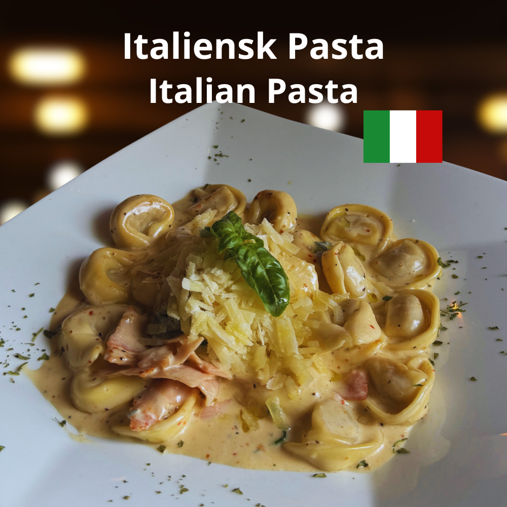 Italiensk pasta hos Cafe Toscana – tortellini, spaghetti og ravioli
