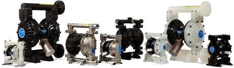 Verderair double diaphragm pumps in various sizes