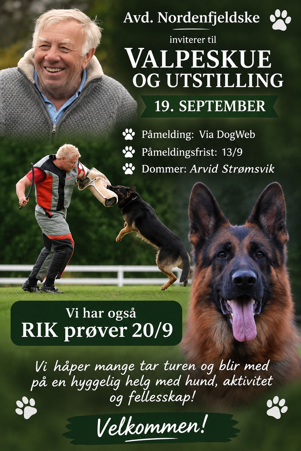 Utstilling 19. september 2026 – NSchK avd. Nordenfjeldske