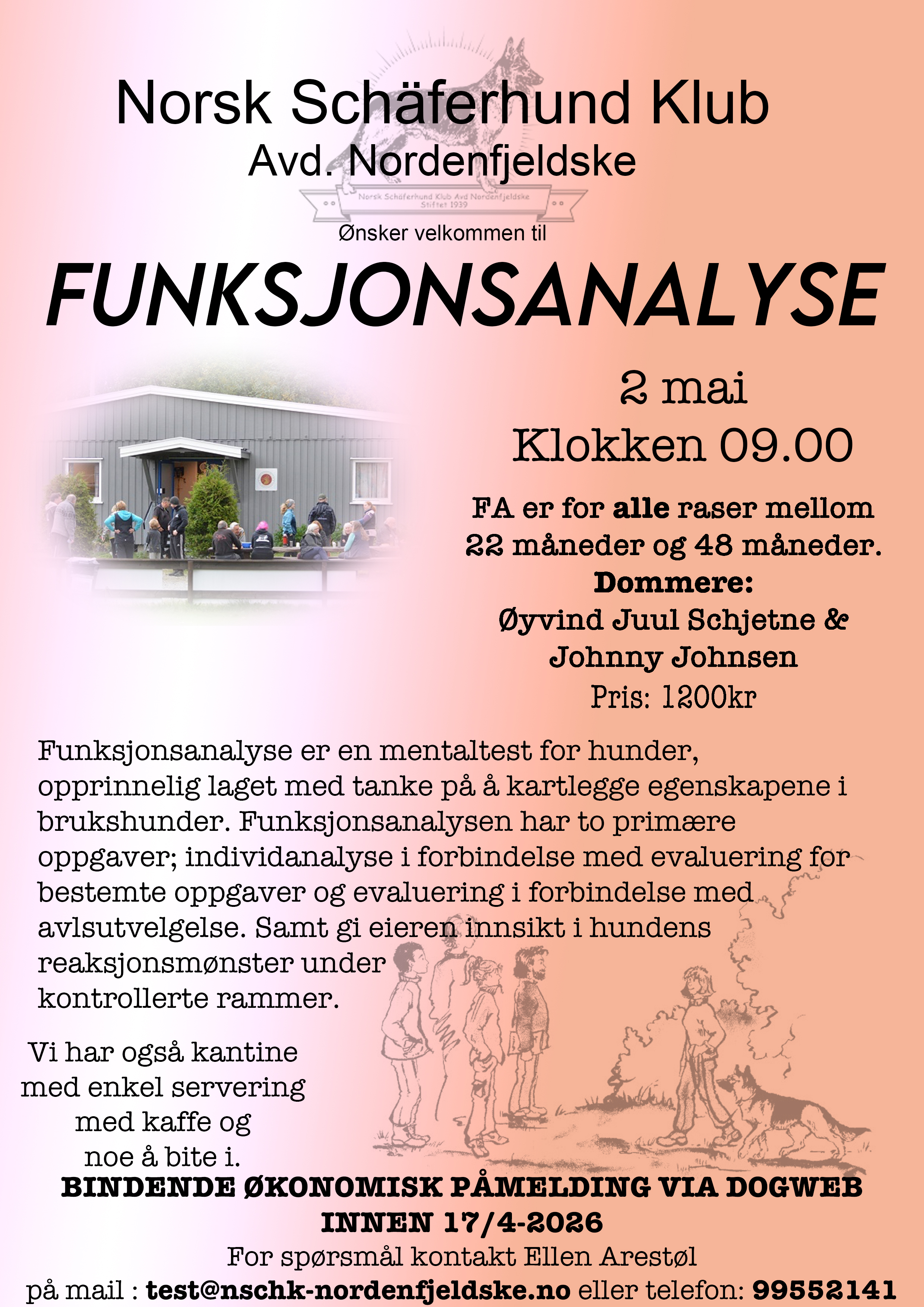 Funksjonsanalyse – påmelding åpnet, åpent for alle raser via Dogweb