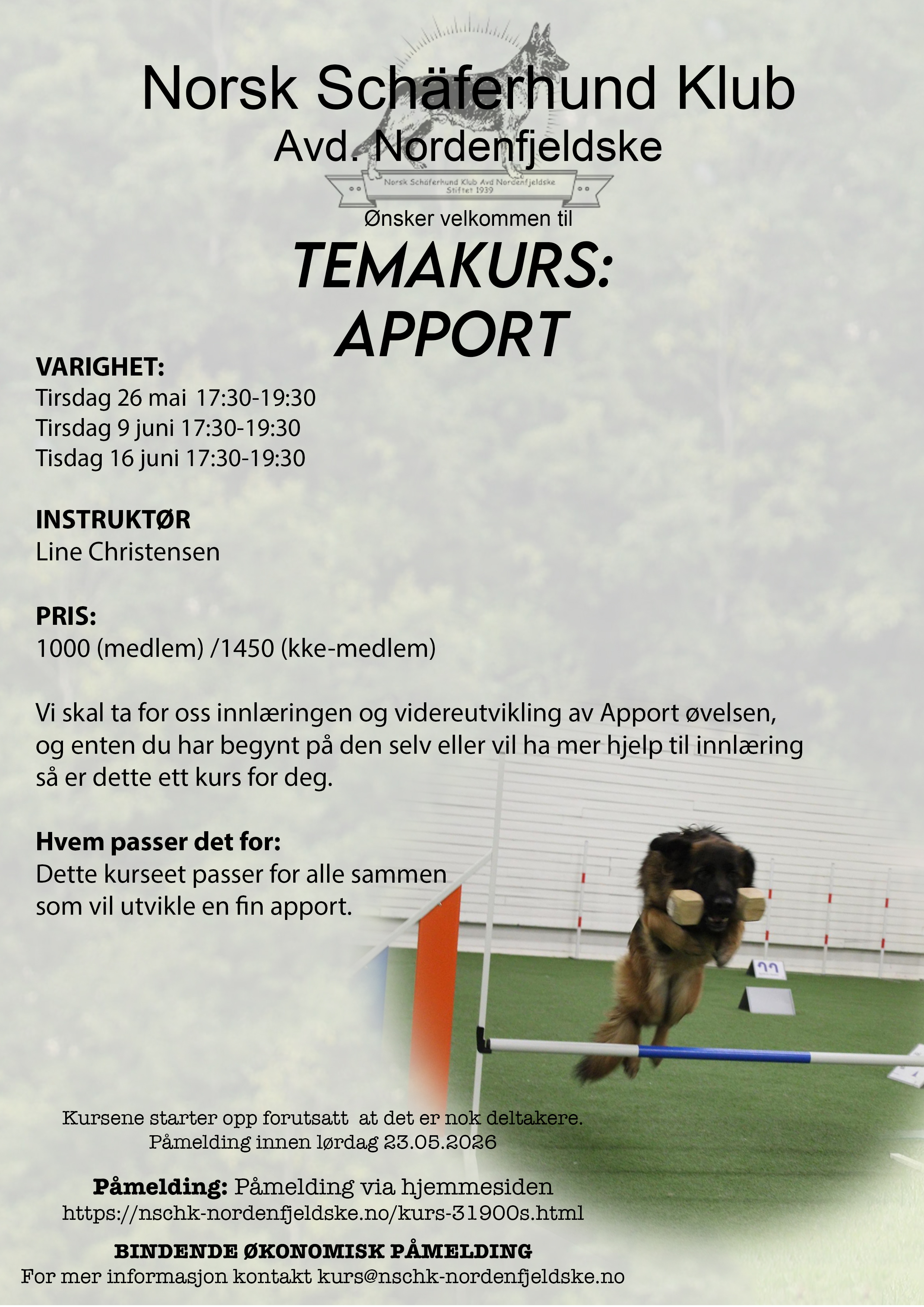 Apport kurs