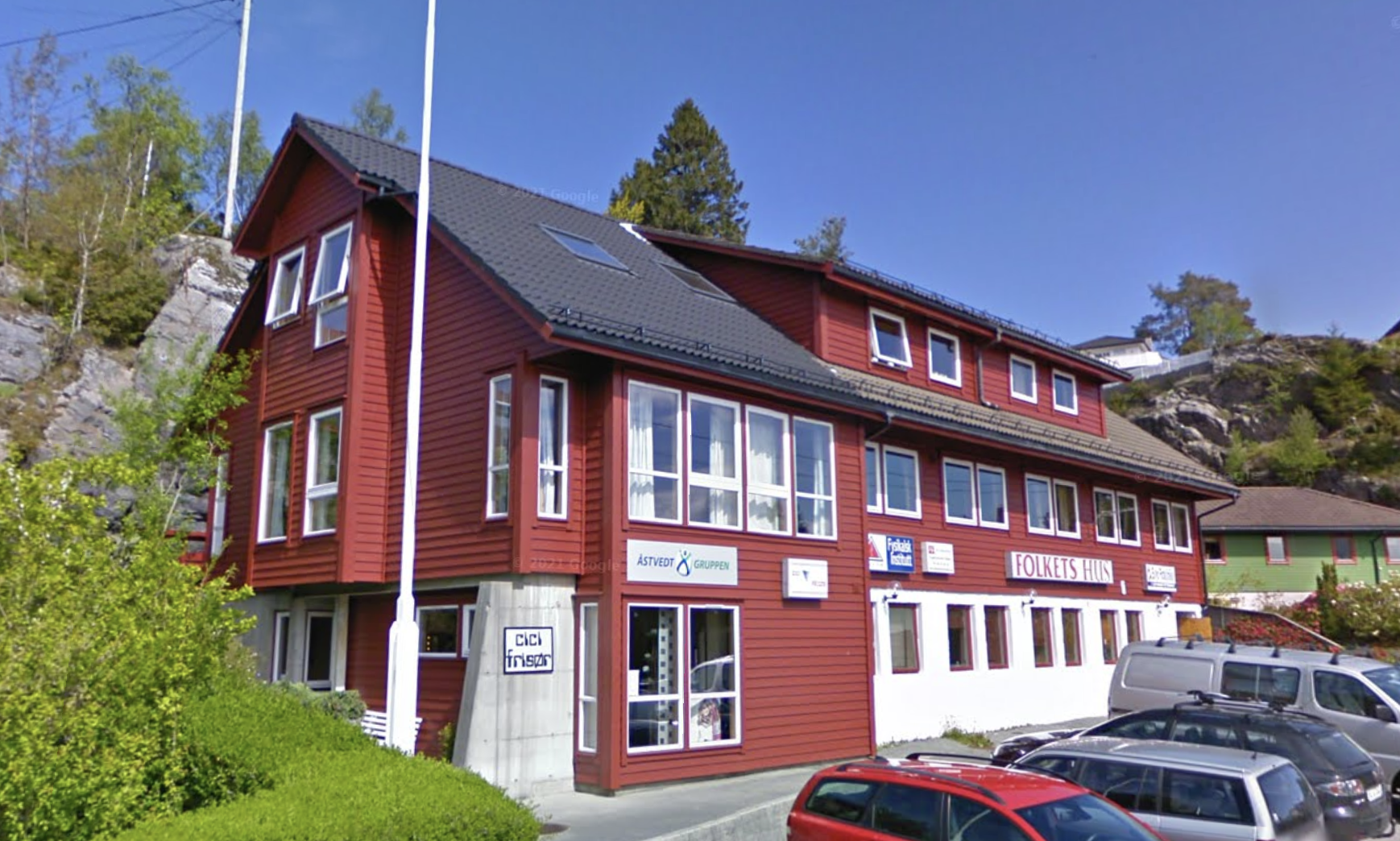 Folkets Hus, Holmedalen 7, 5300 Kleppestø – lokaler til Fjellheim Fysioterapi og Osteopati AS