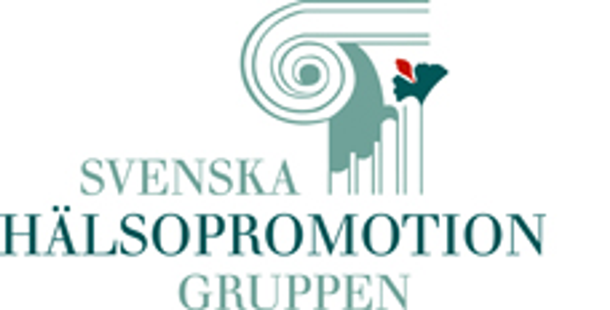 Logo for Svenska Hälsopromotion Gruppen