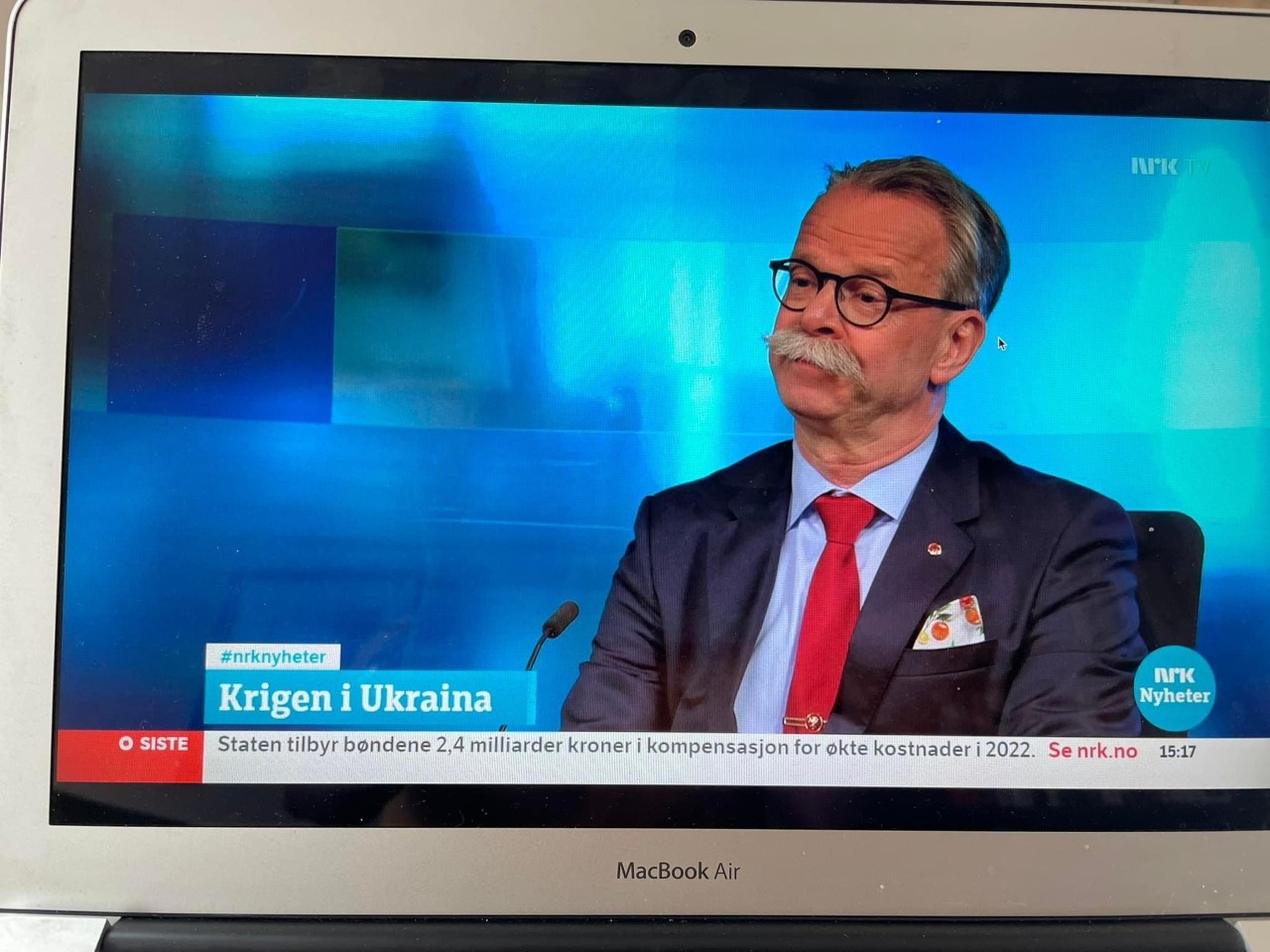 Jørn Buø intervjuet om krigen i Ukraina på NRK