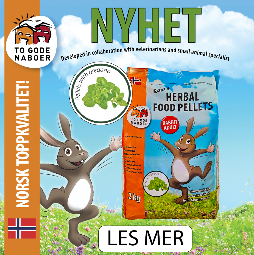 Nyhet - Kaninpellets med oregano