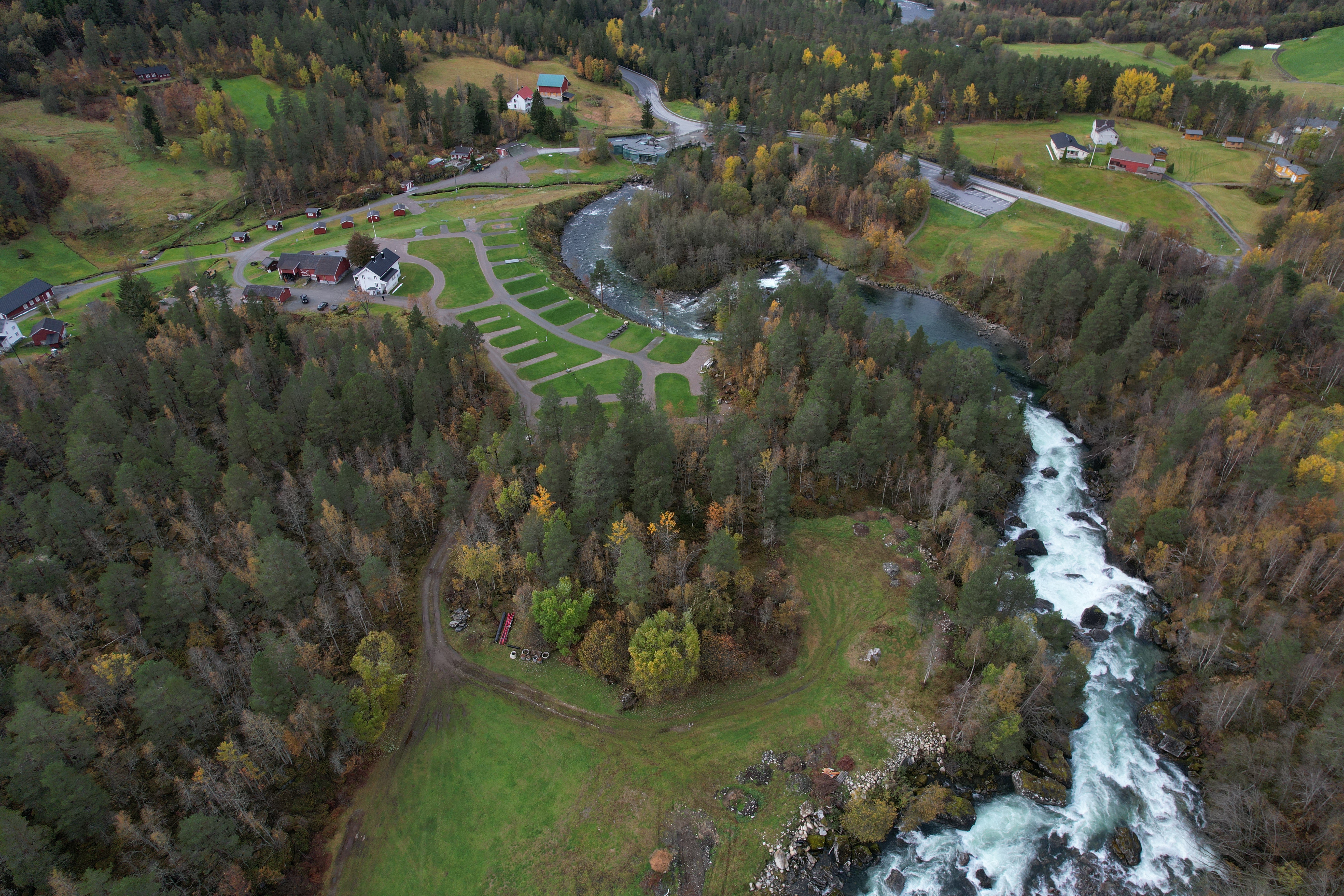 Oversiktsbilde av campingplass nr. 23