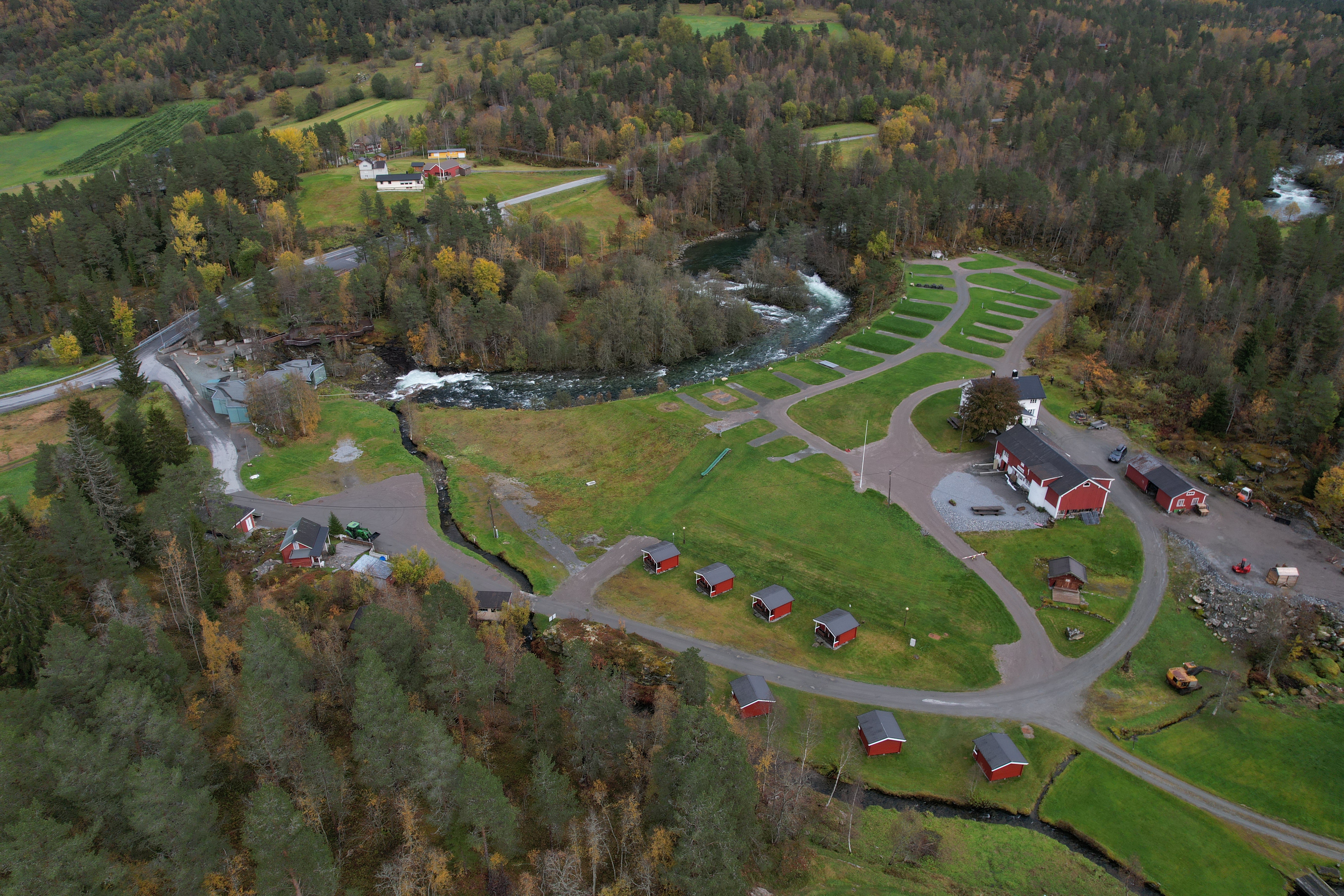 Oversiktsbilde av campingplass nr. 4