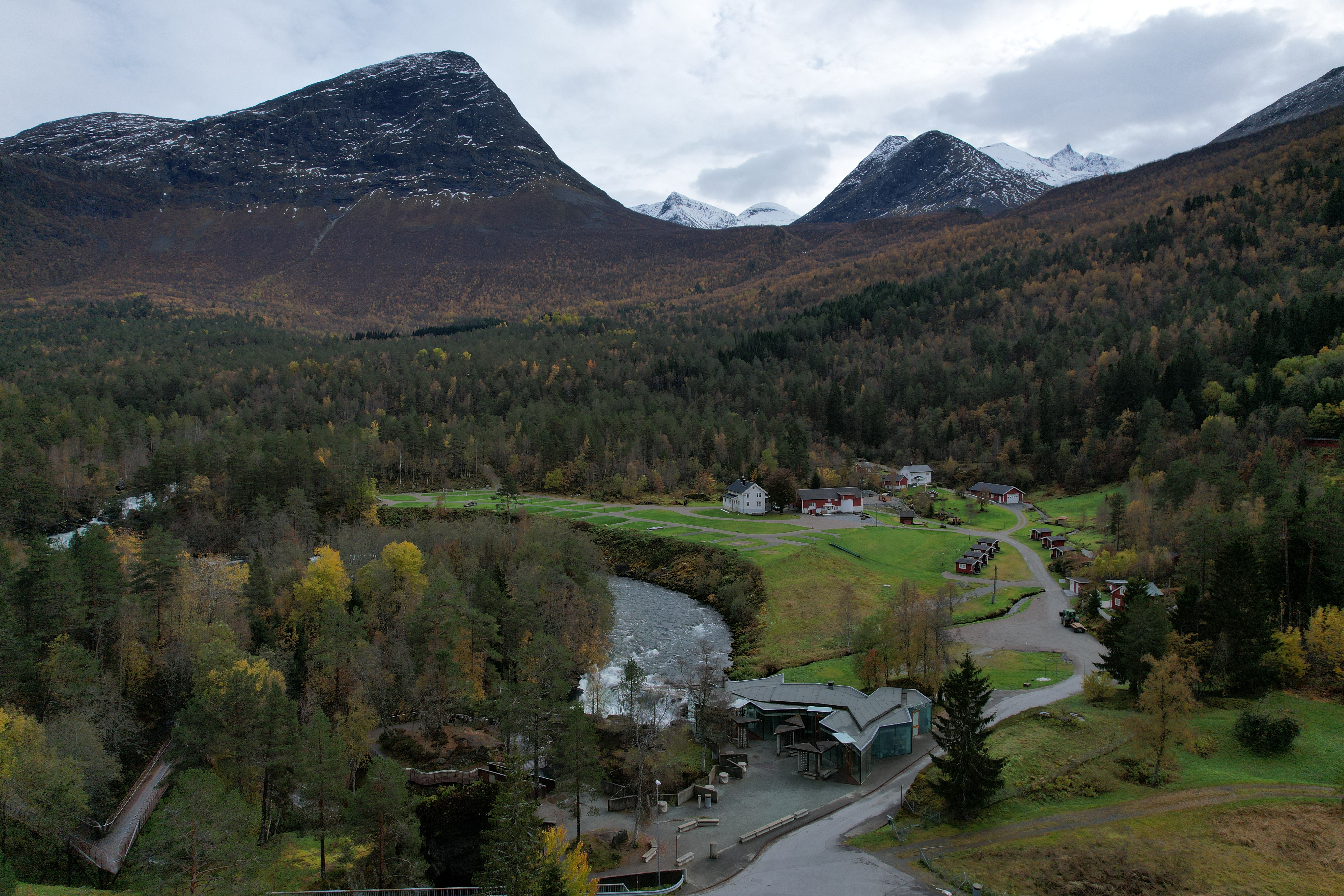 Oversiktsbilde av campingplass nr. 9