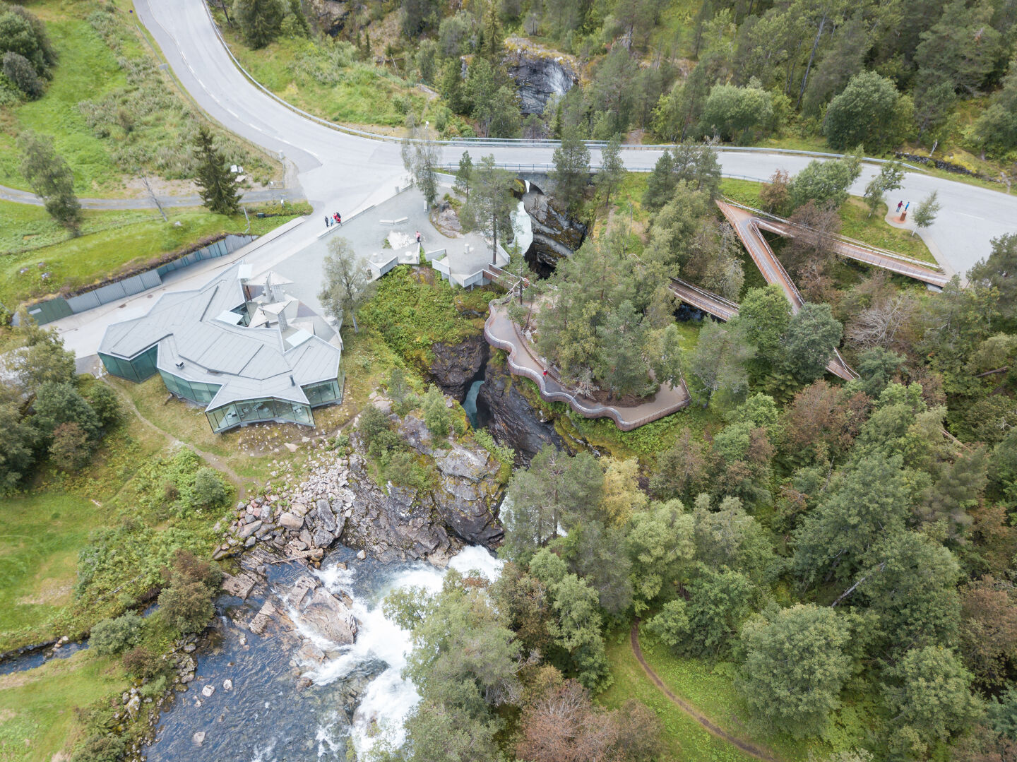 Campingplass ved Gudbrandsjuvet