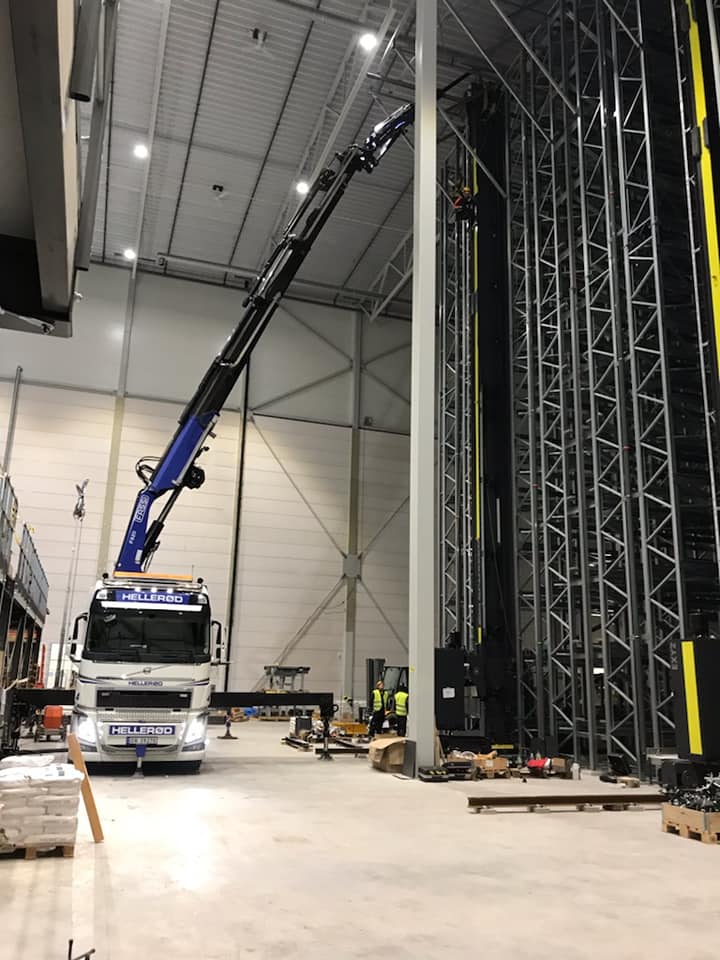 Løft og montering – Hellerød Transport