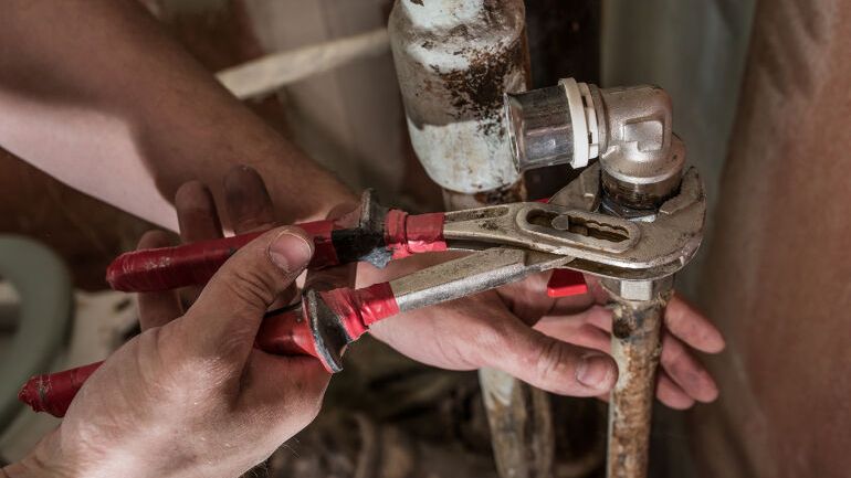 Bytting av eldre rør