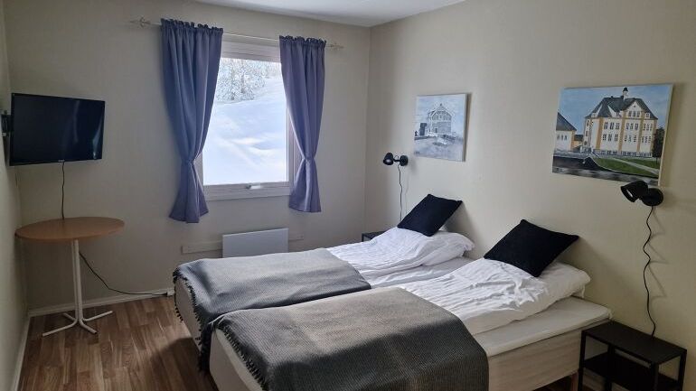 Hotellrom på Badeland Gjestegård