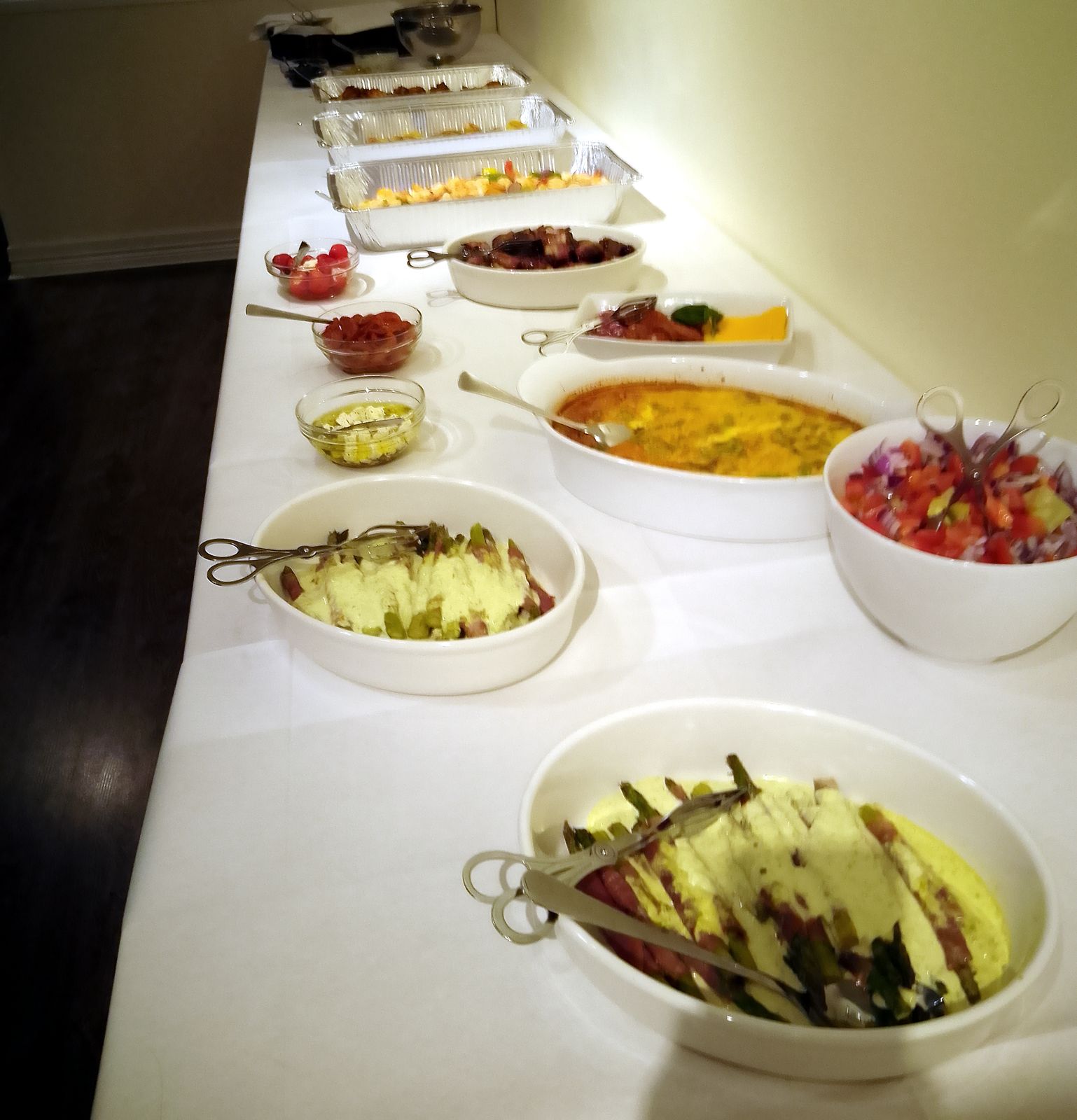 Tapasbord fra kjøkkenet på Badeland Gjestegård