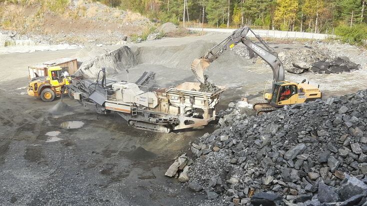Mobilt knuseverk – grovknusing og finknusing av stein og grus