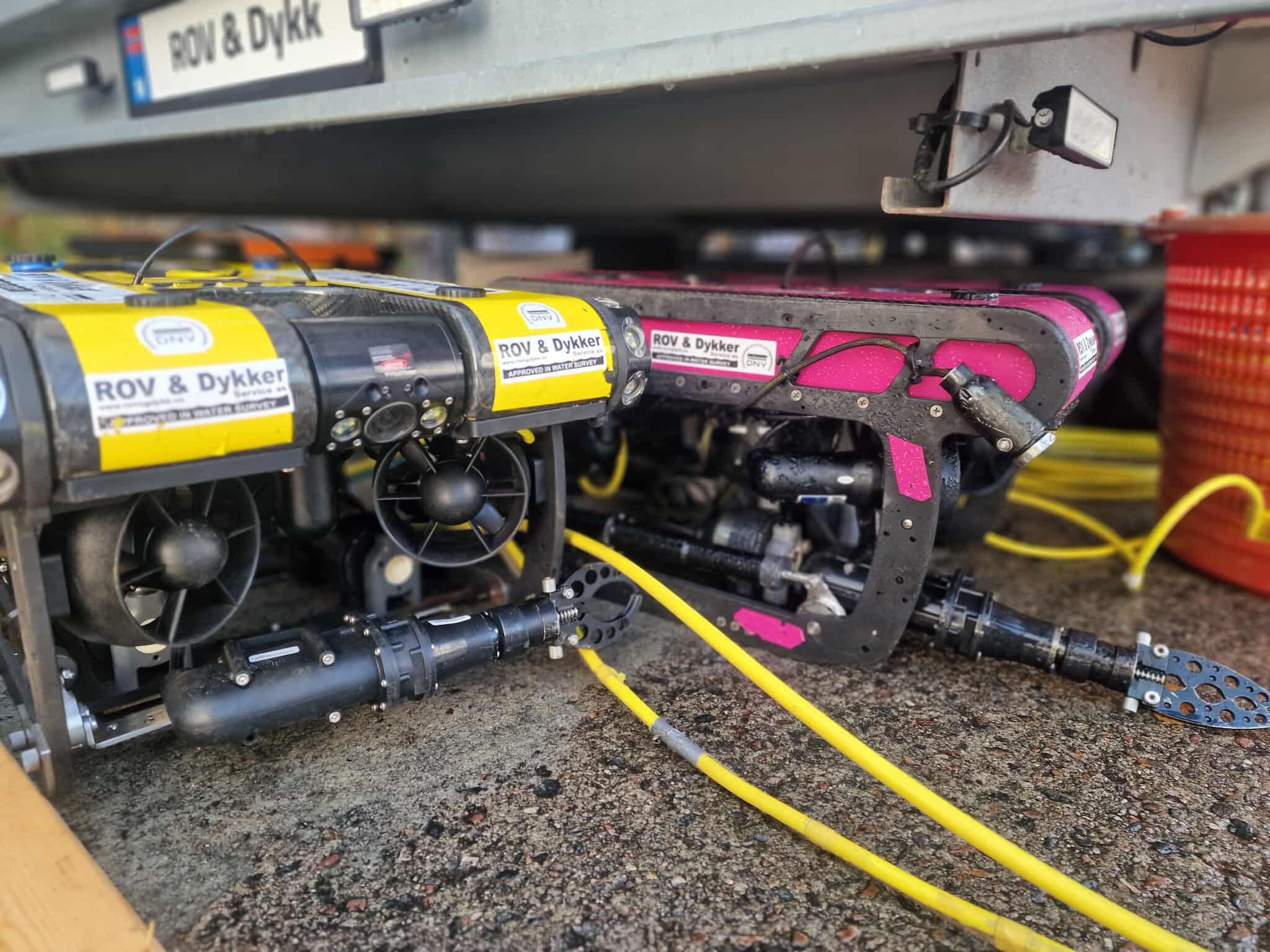 ROV-utstyr fra våre UWILD- og fartøysinspeksjoner.
