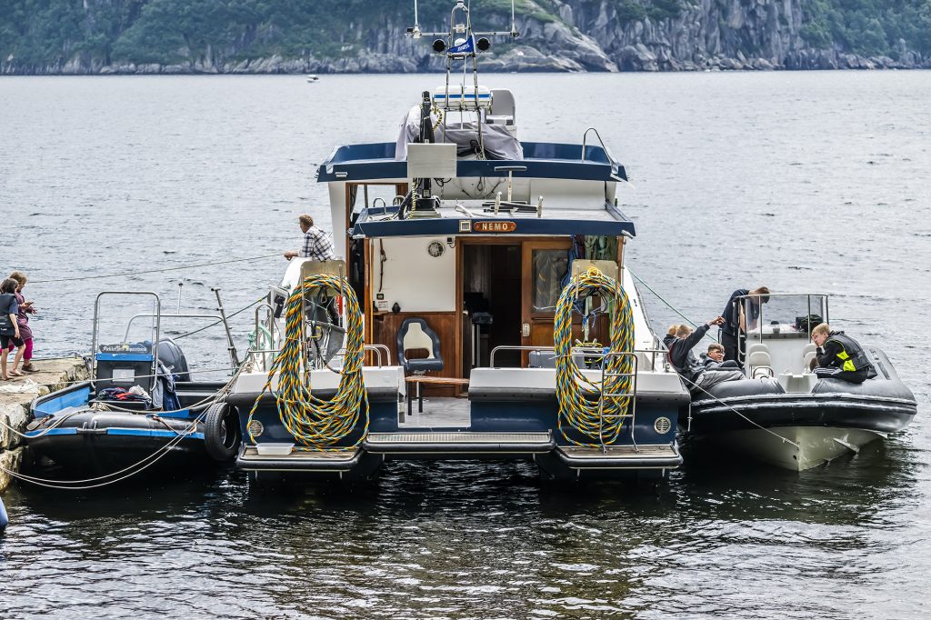 Havrafting og besøk av akvakulturvisningssenter i Lister, Sørlandet