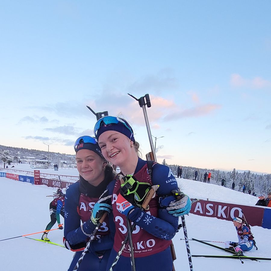 Utøvere fra Team Biathlon Innlandet