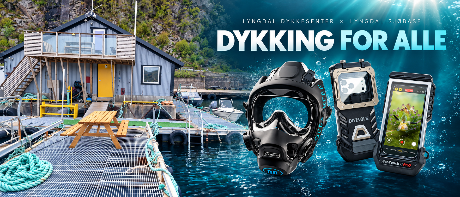 Lyngdal dykkesenter utstyr Prøv før du kjøper