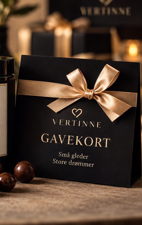 Vertinne gratulasjonskort i duse farger