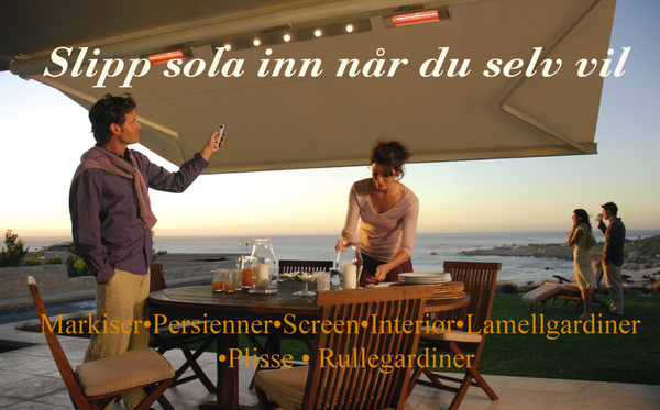 Fasadeprodukter AS markise og sol
