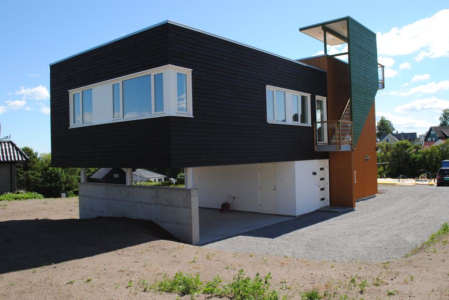 Ferdigstilt hus i Ringshaugveien 109