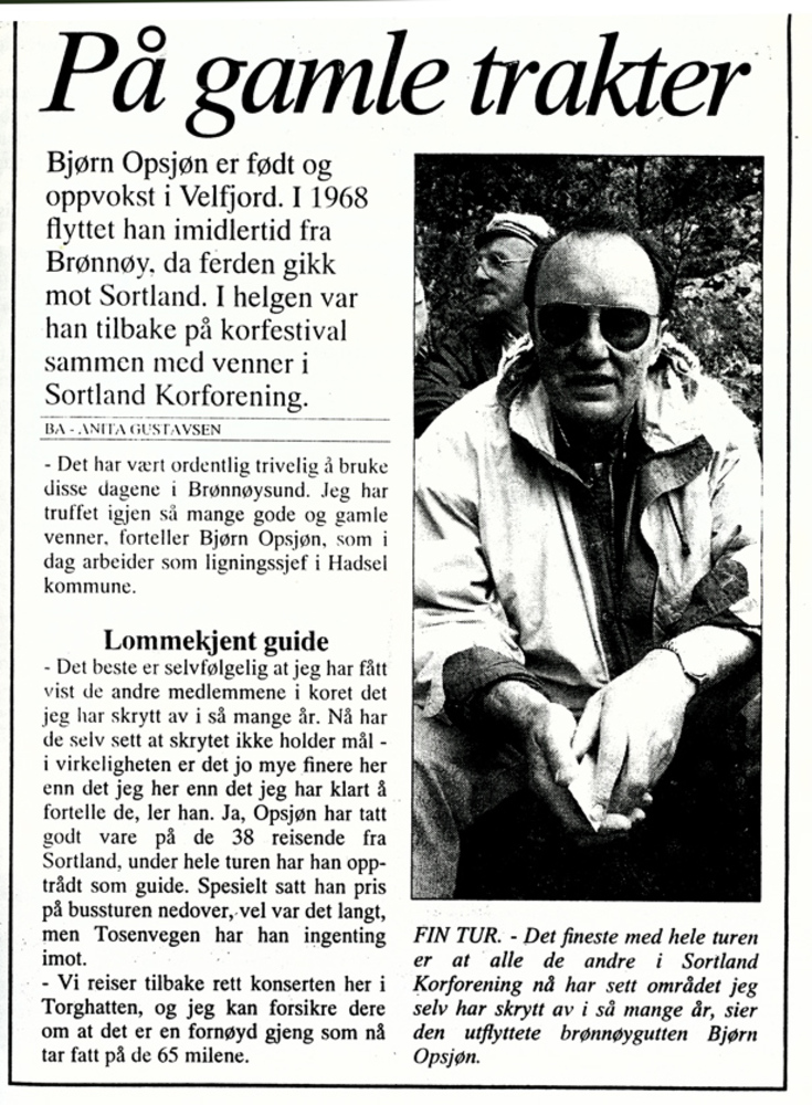 Korfestival Brønnøysund juni 1994