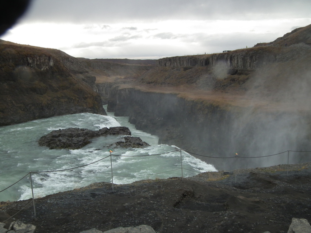 Gullfoss. 
Foto Kåre Hansen