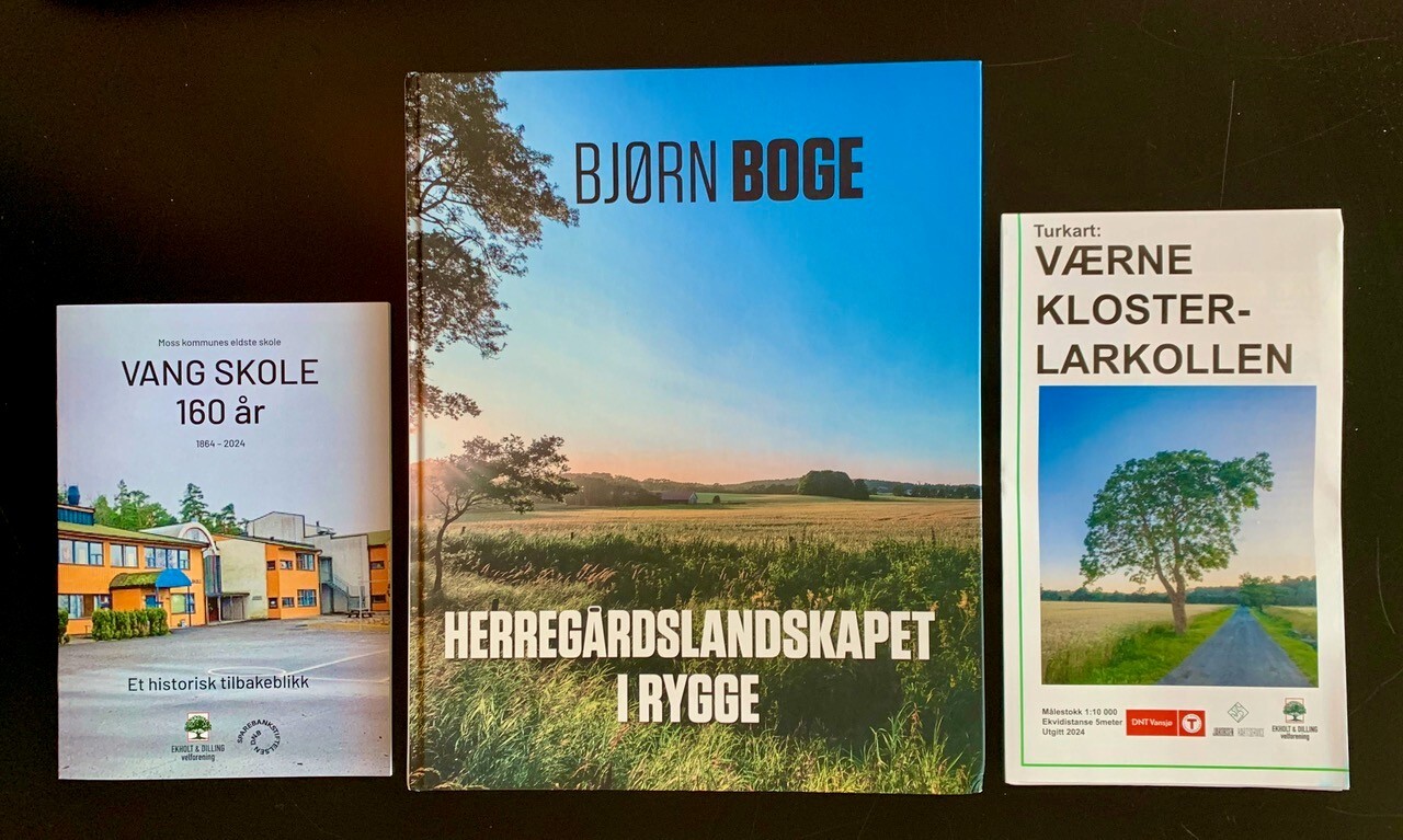 Lokale bøker og hefter til salgs