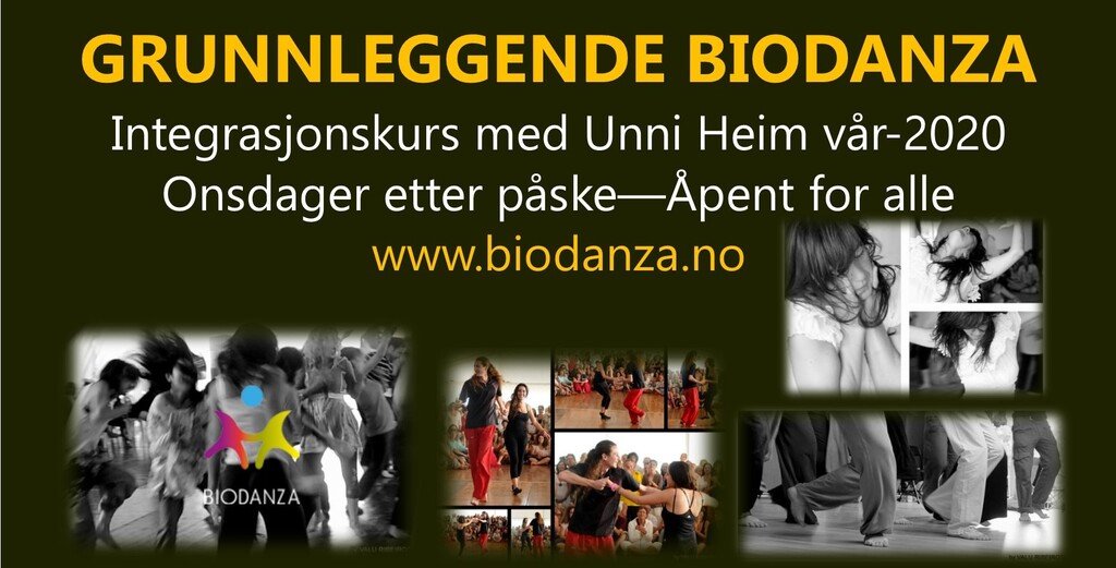 Ny grunnleggende biodanza med Unni Heim åpner etter påske på onsdager