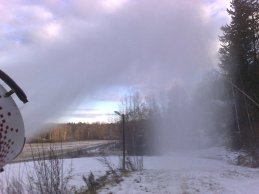 Snøproduksjonen er i gang!