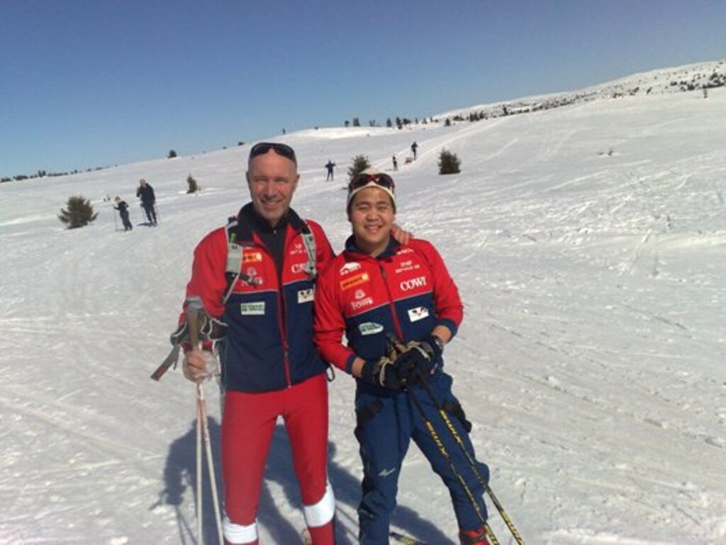 Hilsen fra p&aring;skefjellet!