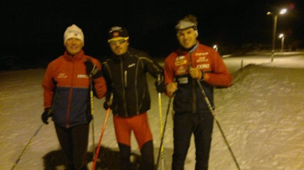 Seniorer p&aring; trening i kveld