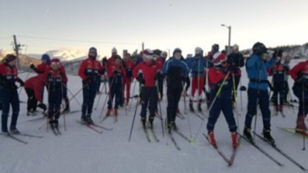 Mange p&aring; trening!
