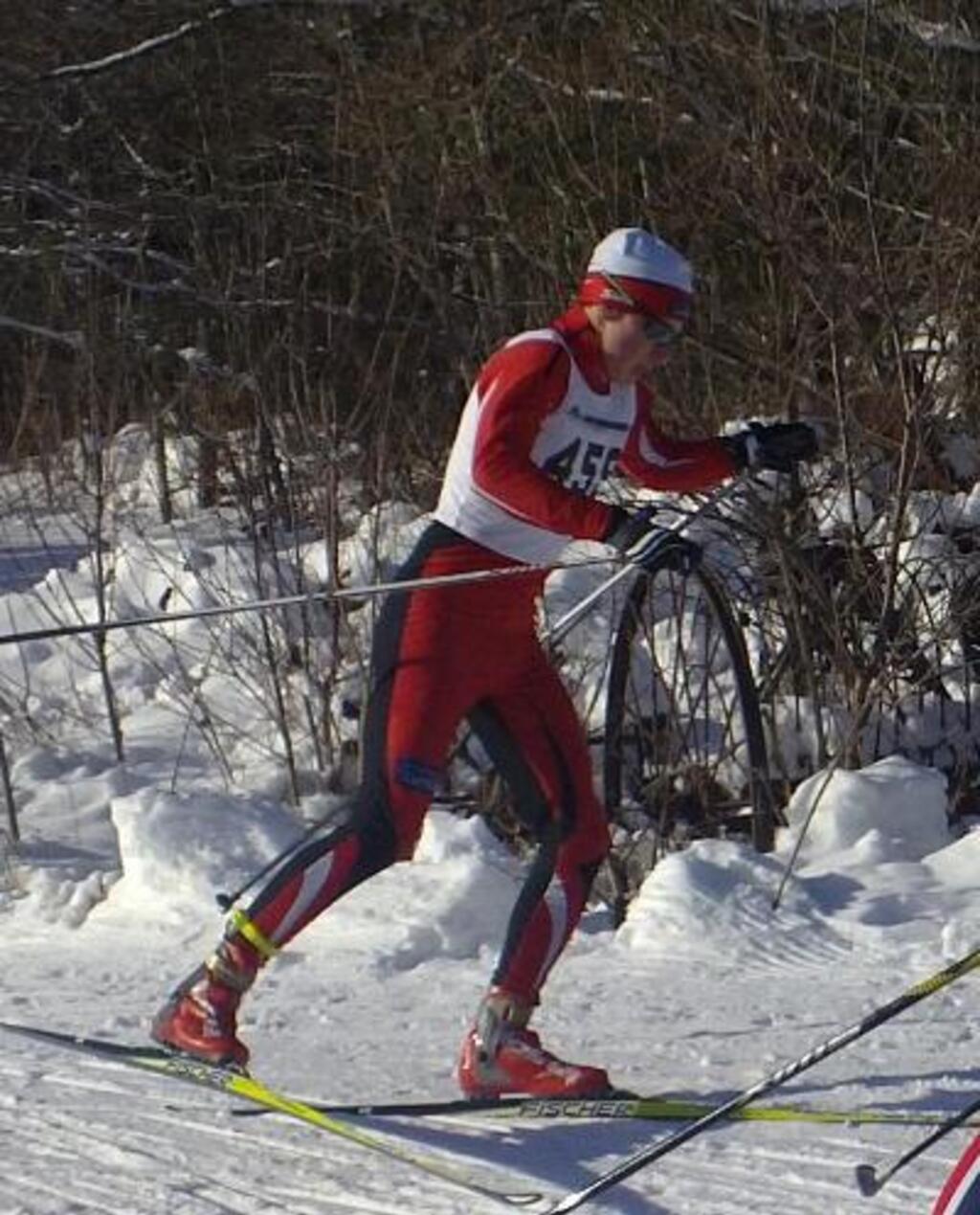 Sivert p&aring; full fart mot KM gull oppe ved Ulfsbakk